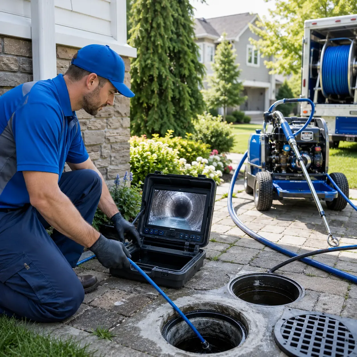 Outdoor drain cleaning professionals serving Exira, IA